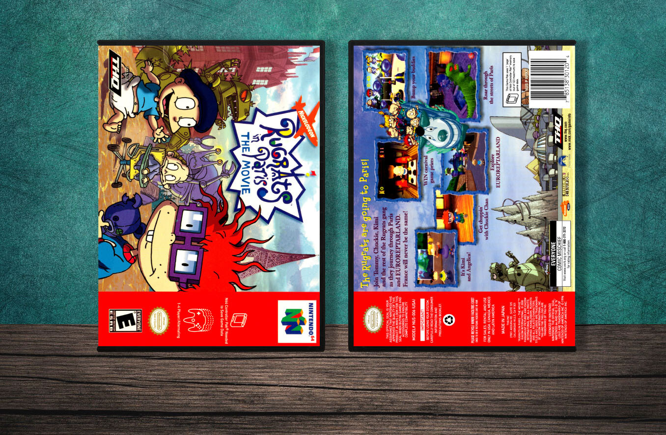 Rugrats in Paris: The Movie, Case Color: DARK GREY (OEM DS CASE COLOR)