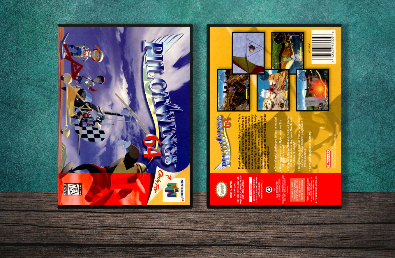 PilotWings 64, Case Color: DARK GREY (OEM DS CASE COLOR)