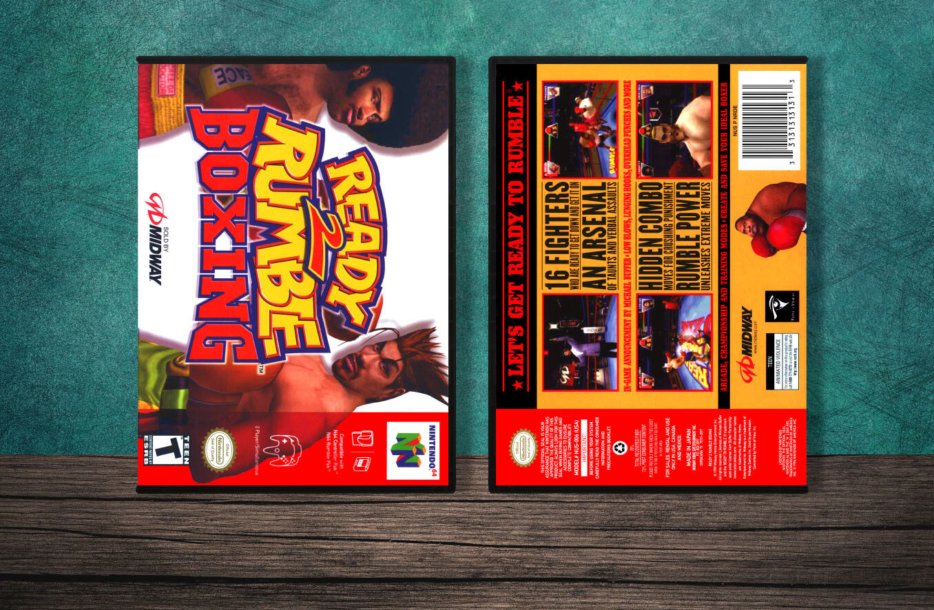Ready 2 Rumble Boxing, Case Color: DARK GREY (OEM DS CASE COLOR)