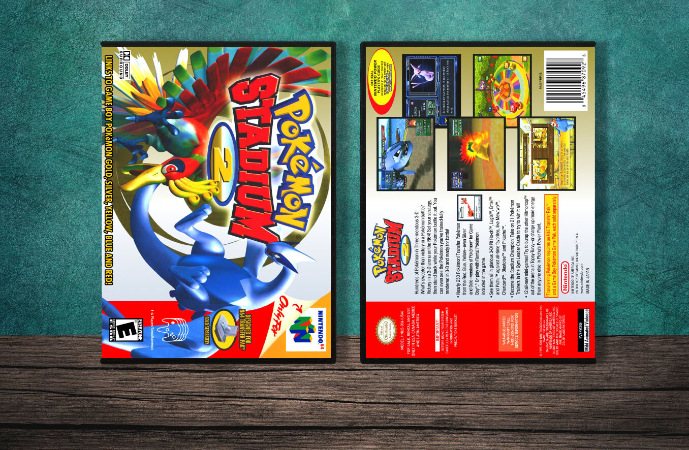 Pokemon Stadium 2, Case Color: DARK GREY (OEM DS CASE COLOR)