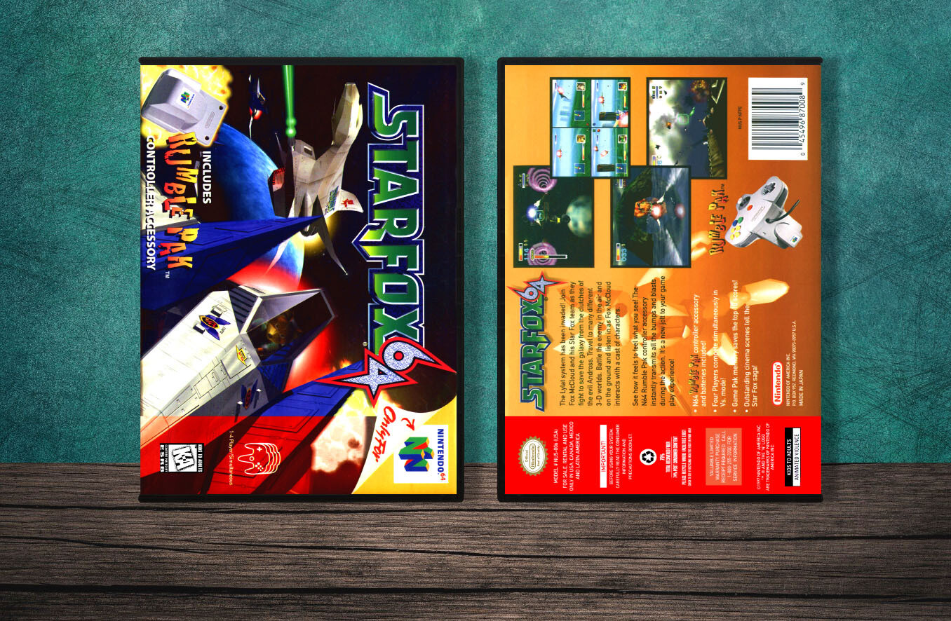 Star Fox 64, Case Color: DARK GREY (OEM DS CASE COLOR)