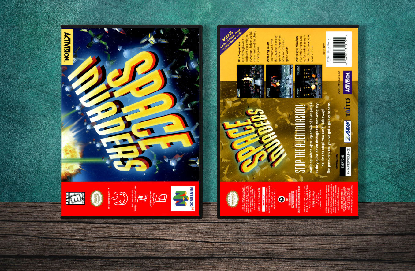 Space Invaders, Case Color: DARK GREY (OEM DS CASE COLOR)