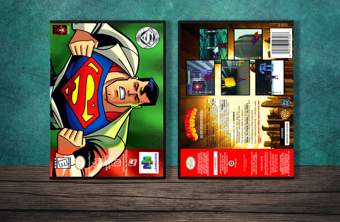 Superman 64, Case Color: DARK GREY (OEM DS CASE COLOR)