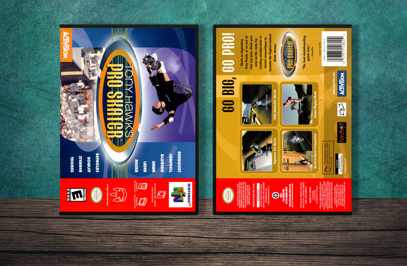 Tony Hawk's Pro Skater, Case Color: DARK GREY (OEM DS CASE COLOR)