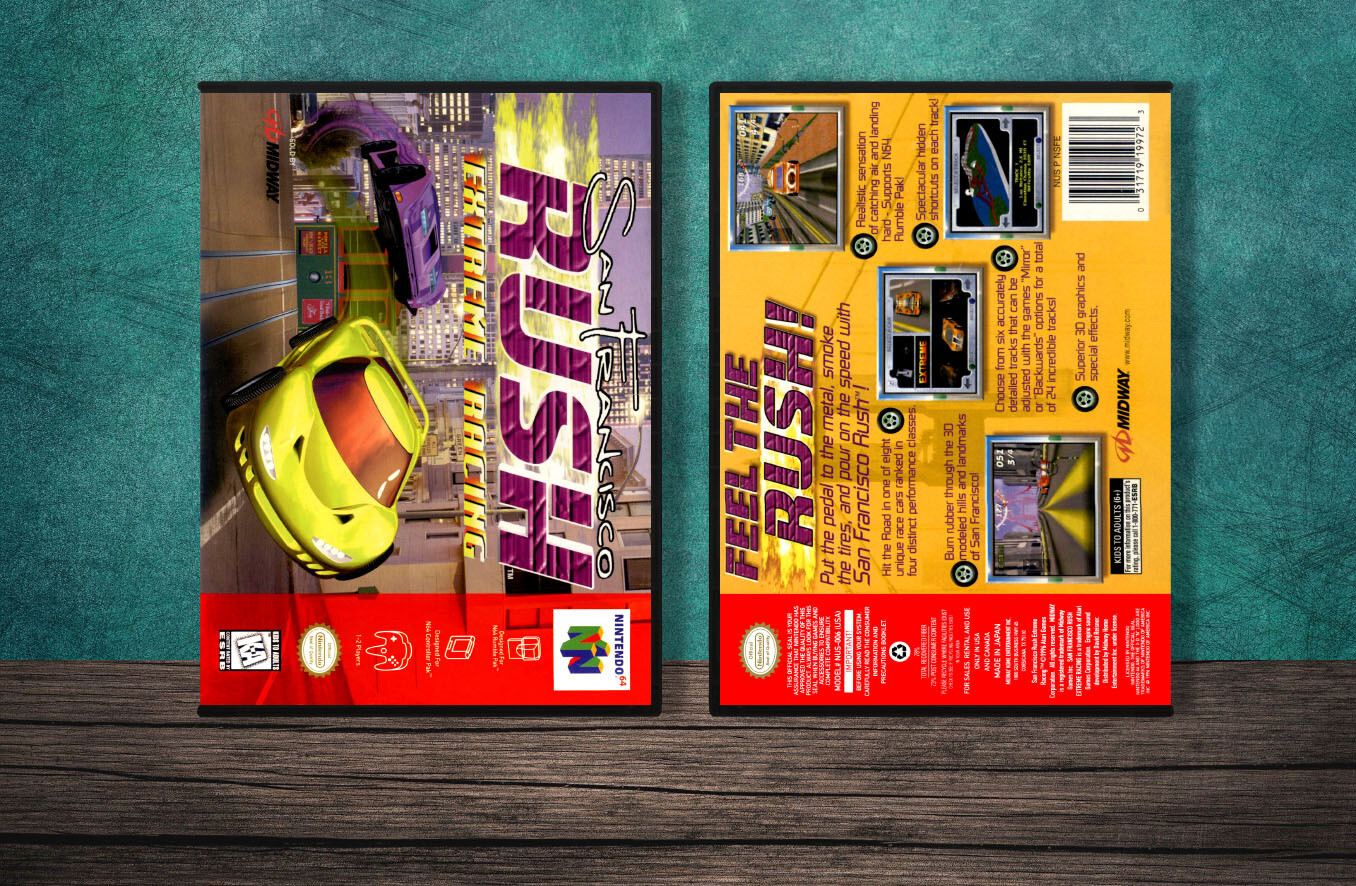 San Francisco Rush Extreme Racing, Case Color: DARK GREY (OEM DS CASE COLOR)