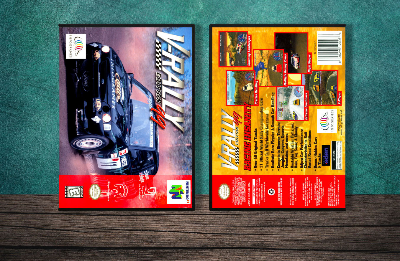 V-Rally Edition '99, Case Color: DARK GREY (OEM DS CASE COLOR)