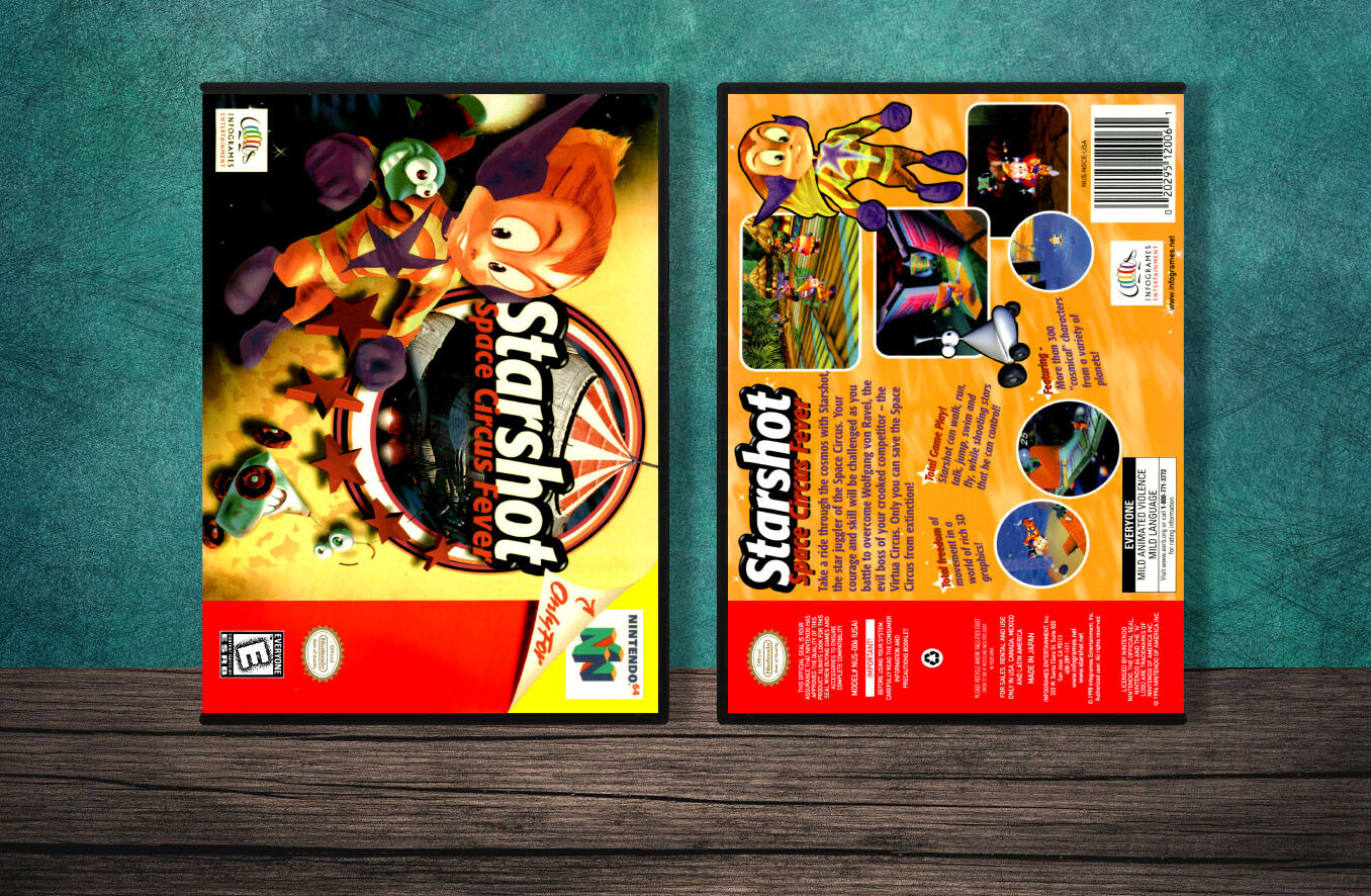 Starshot: Space Circus Fever, Case Color: DARK GREY (OEM DS CASE COLOR)