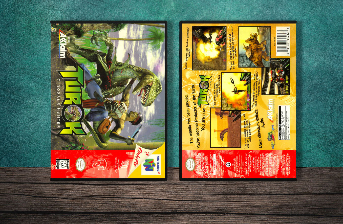 Turok: Dinosaur Hunter, Case Color: DARK GREY (OEM DS CASE COLOR)