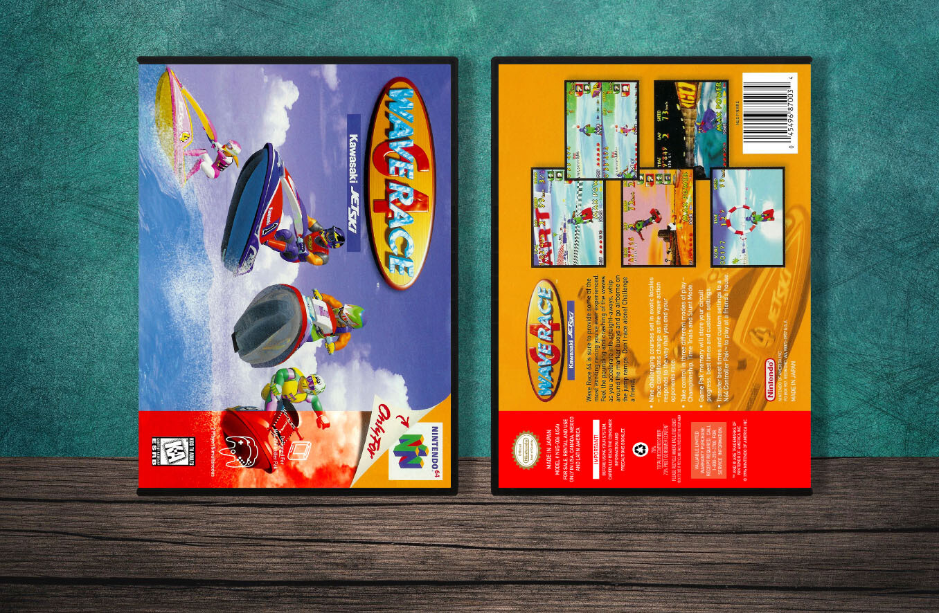 Wave Race 64, Case Color: DARK GREY (OEM DS CASE COLOR)