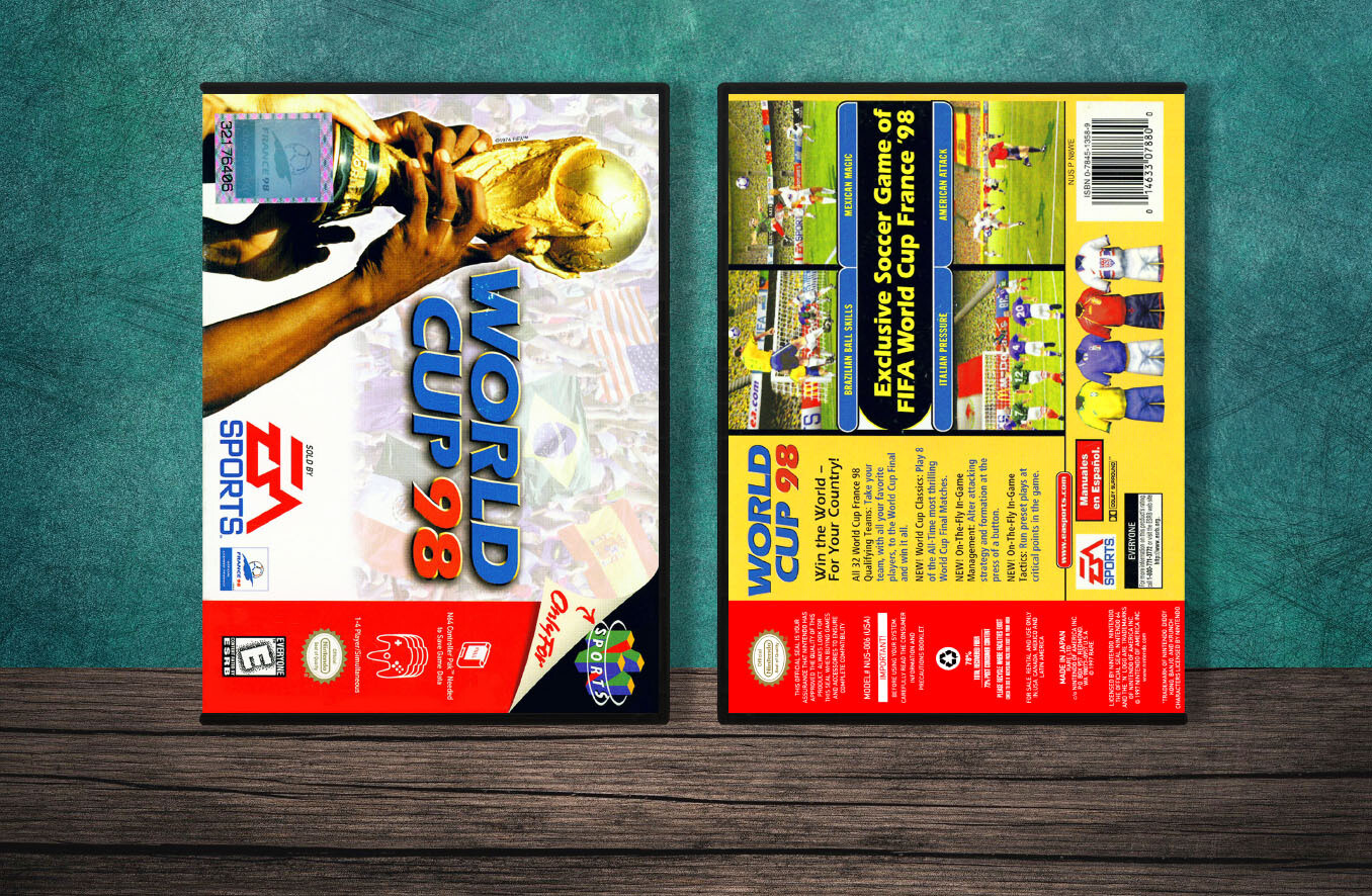 World Cup '98, Case Color: DARK GREY (OEM DS CASE COLOR)