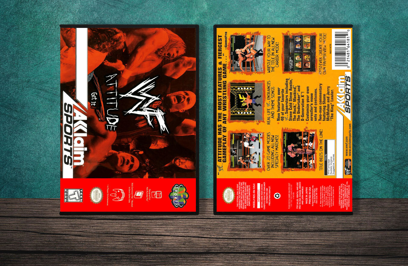 WWF Attitude, Case Color: DARK GREY (OEM DS CASE COLOR)