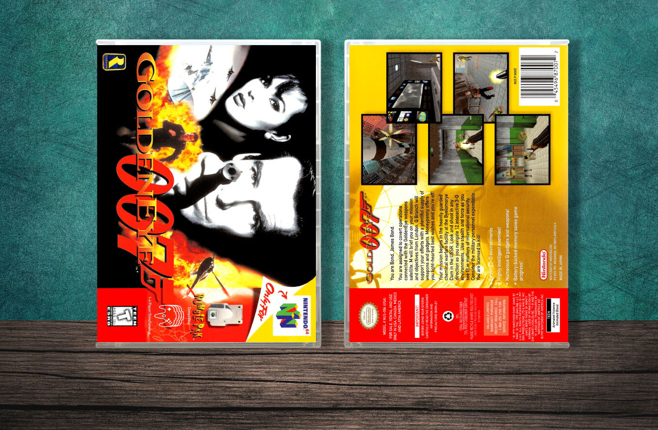 007: Golden Eye, Case Color: CLEAR (Transparent)