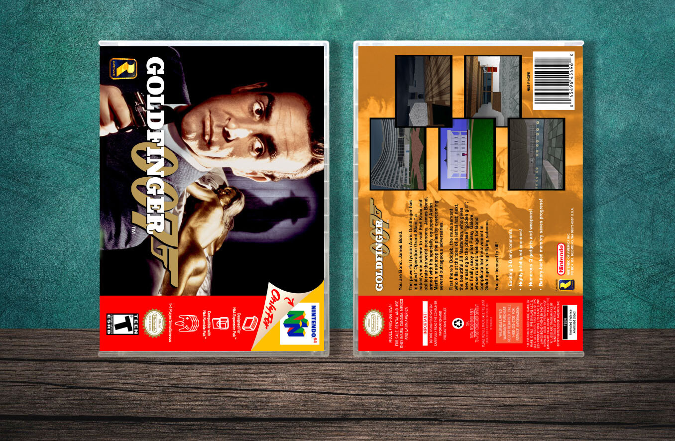 007: Goldfinger 64, Case Color: CLEAR (Transparent)