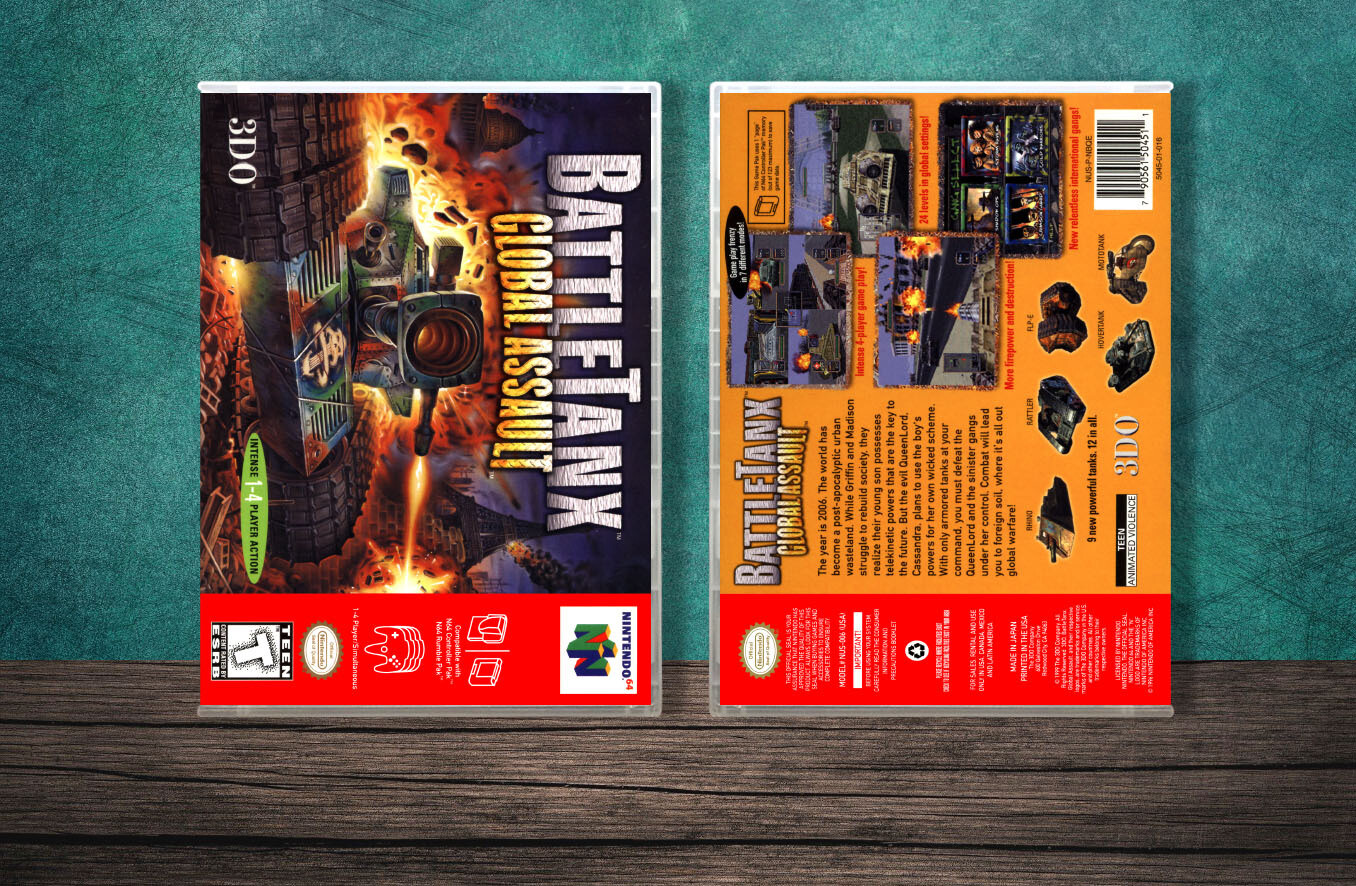Battletanx 2: Global Assault, Case Color: CLEAR (Transparent)