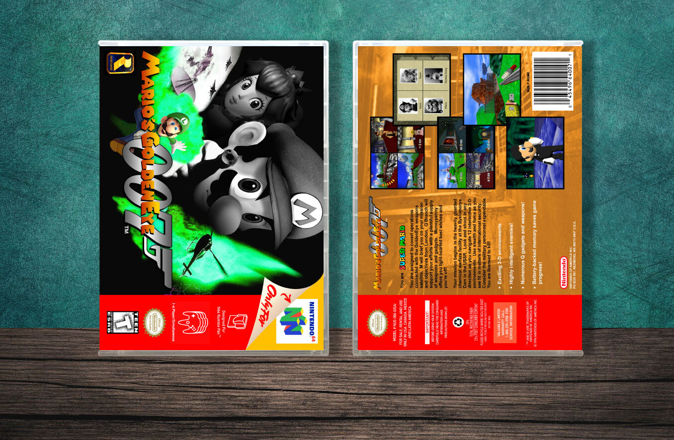 007: Mario&#39;s Goldeneye, Case Color: CLEAR (Transparent)
