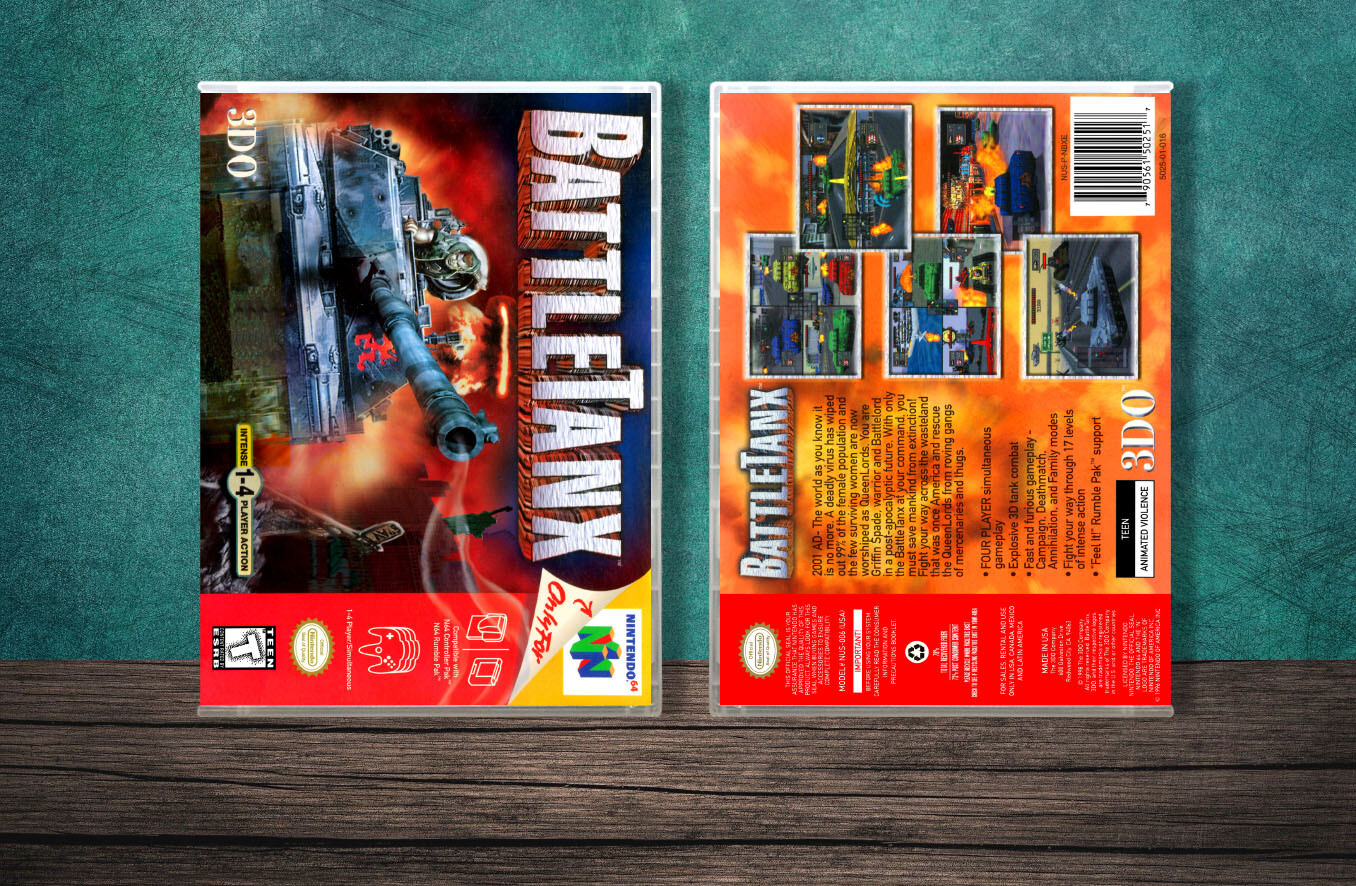 BattleTanx, Case Color: CLEAR (Transparent)