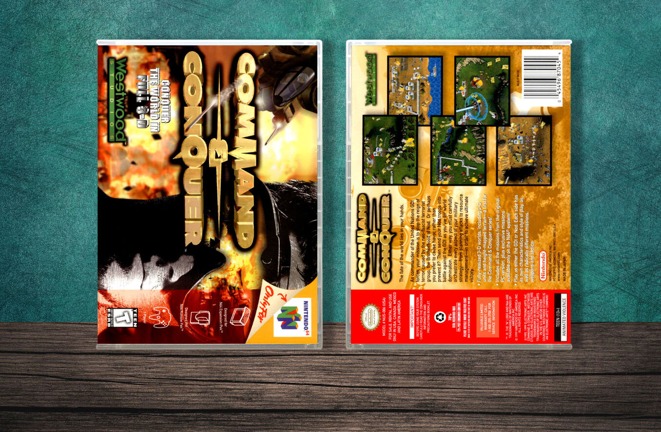 Command and Conquer, Case Color: CLEAR (Transparent)