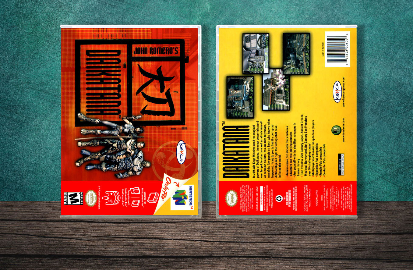 Daikatana 64, Case Color: CLEAR (Transparent)