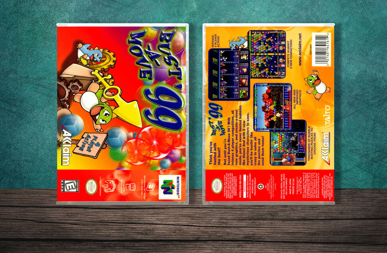 Bust A Move &#39;99, Case Color: CLEAR (Transparent)