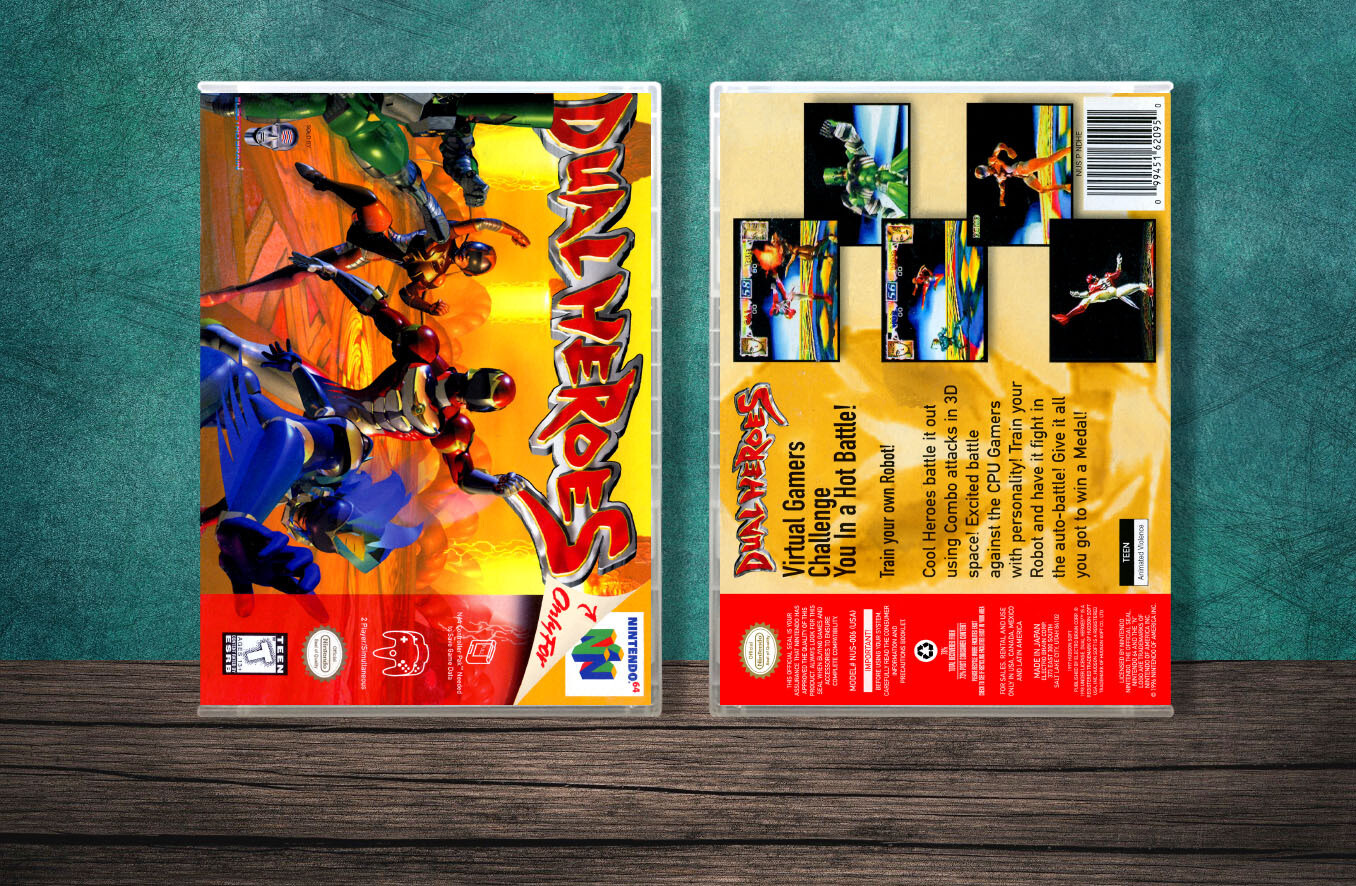 Dual Heroes, Case Color: CLEAR (Transparent)