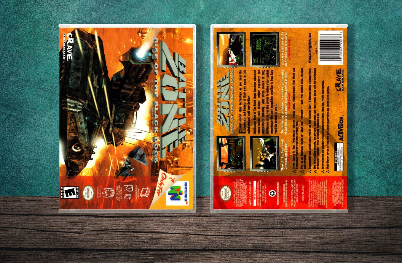 Battlezone: Rise of the Black Dogs, Case Color: CLEAR (Transparent)