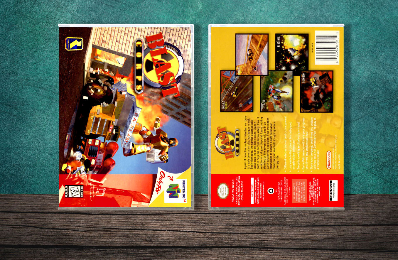 Blast Corps., Case Color: CLEAR (Transparent)