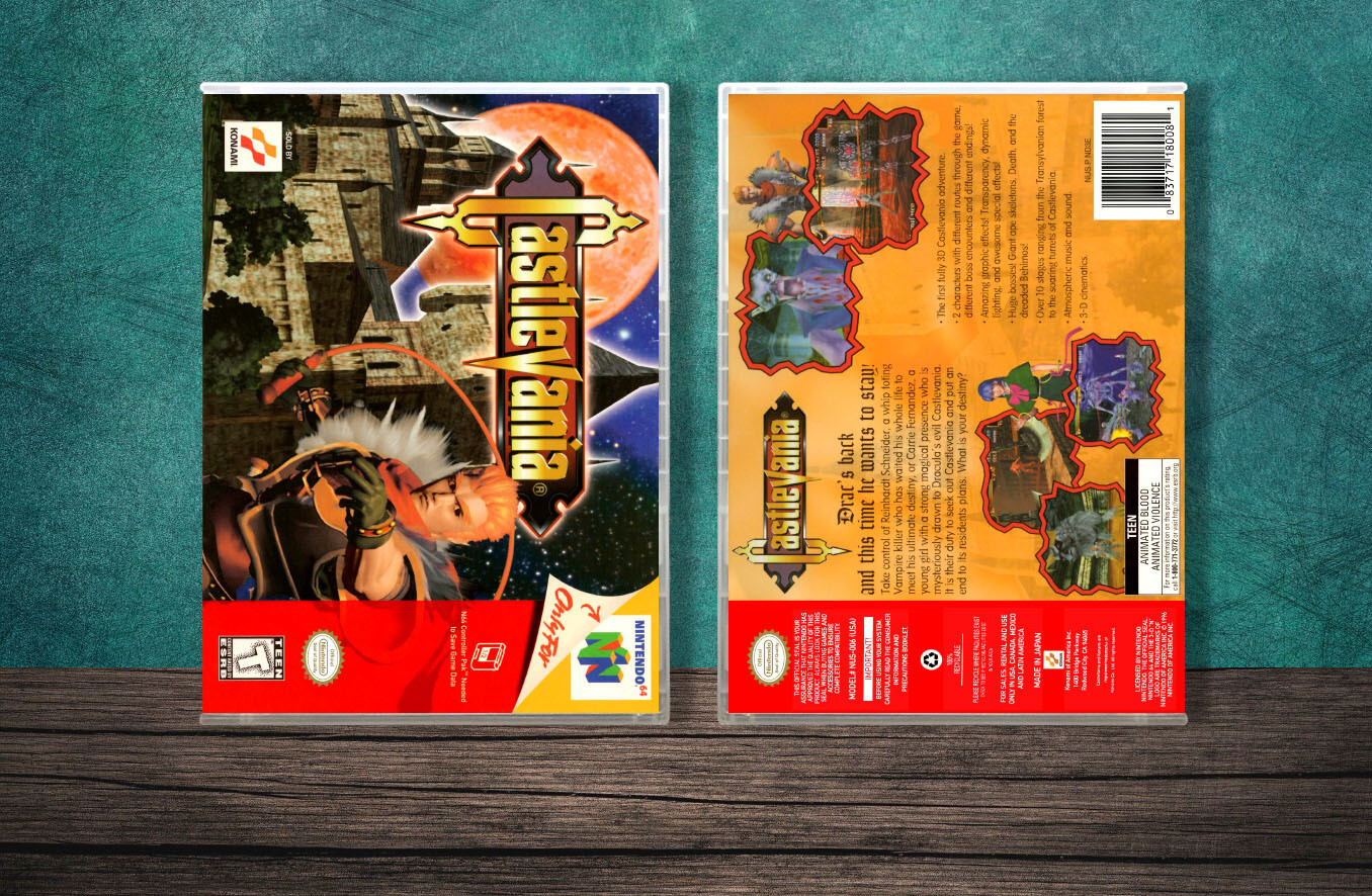 Castlevania, Case Color: CLEAR (Transparent)