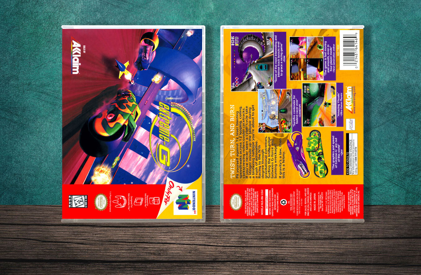 Extreme-G, Case Color: CLEAR (Transparent)