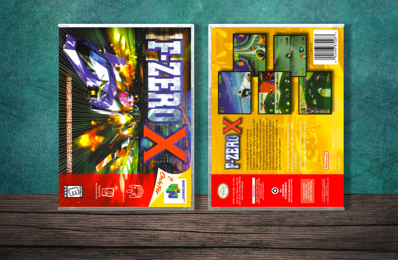 F-Zero X, Case Color: CLEAR (Transparent)