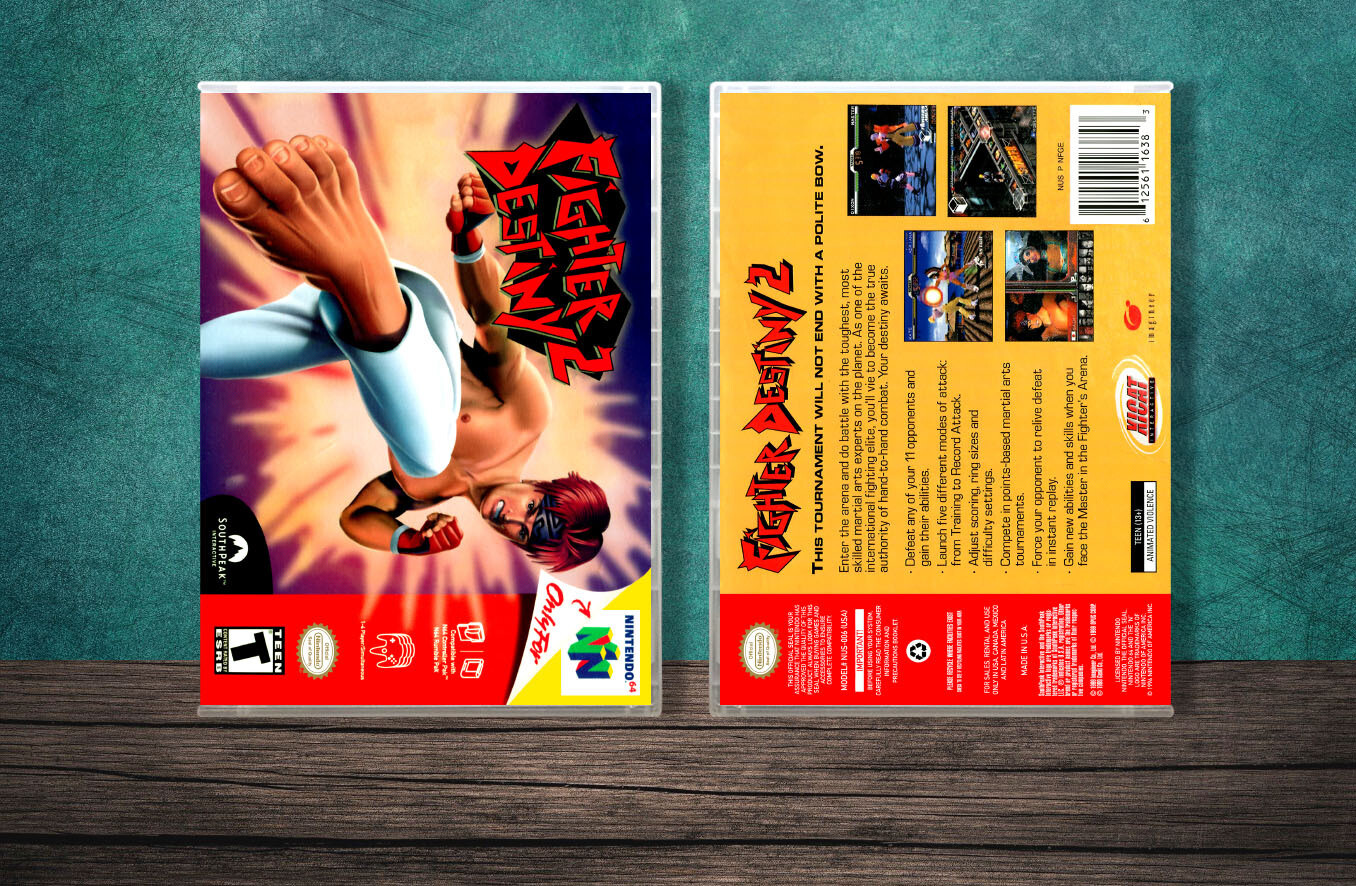 Fighter's Destiny 2, Case Color: CLEAR (Transparent)