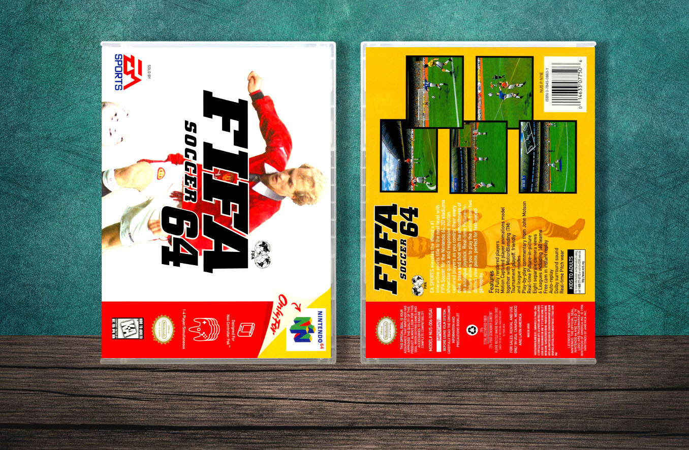 FIFA Soccer 64, Case Color: CLEAR (Transparent)