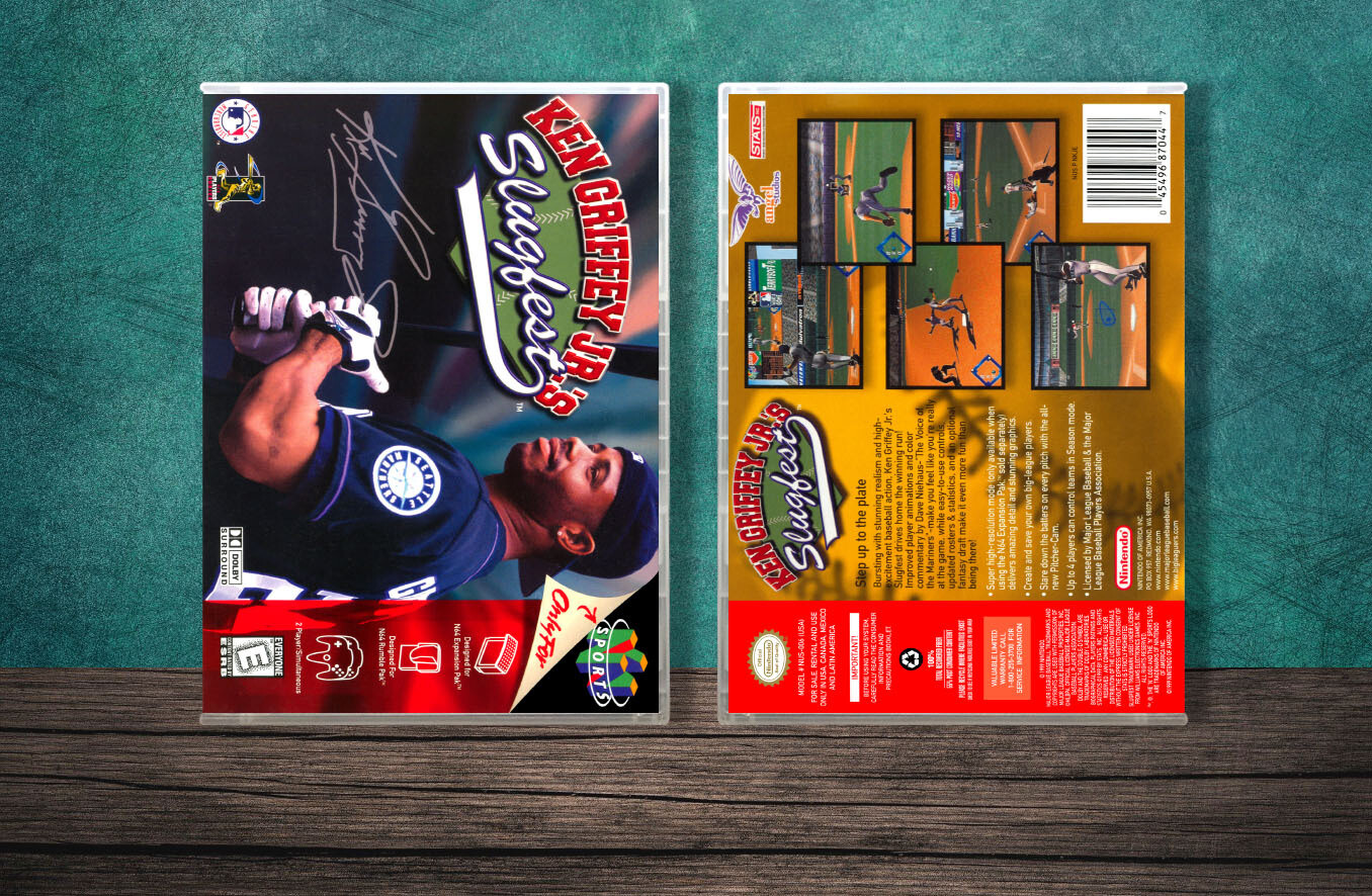 Ken Griffey Jr's Slugfest, Case Color: CLEAR (Transparent)