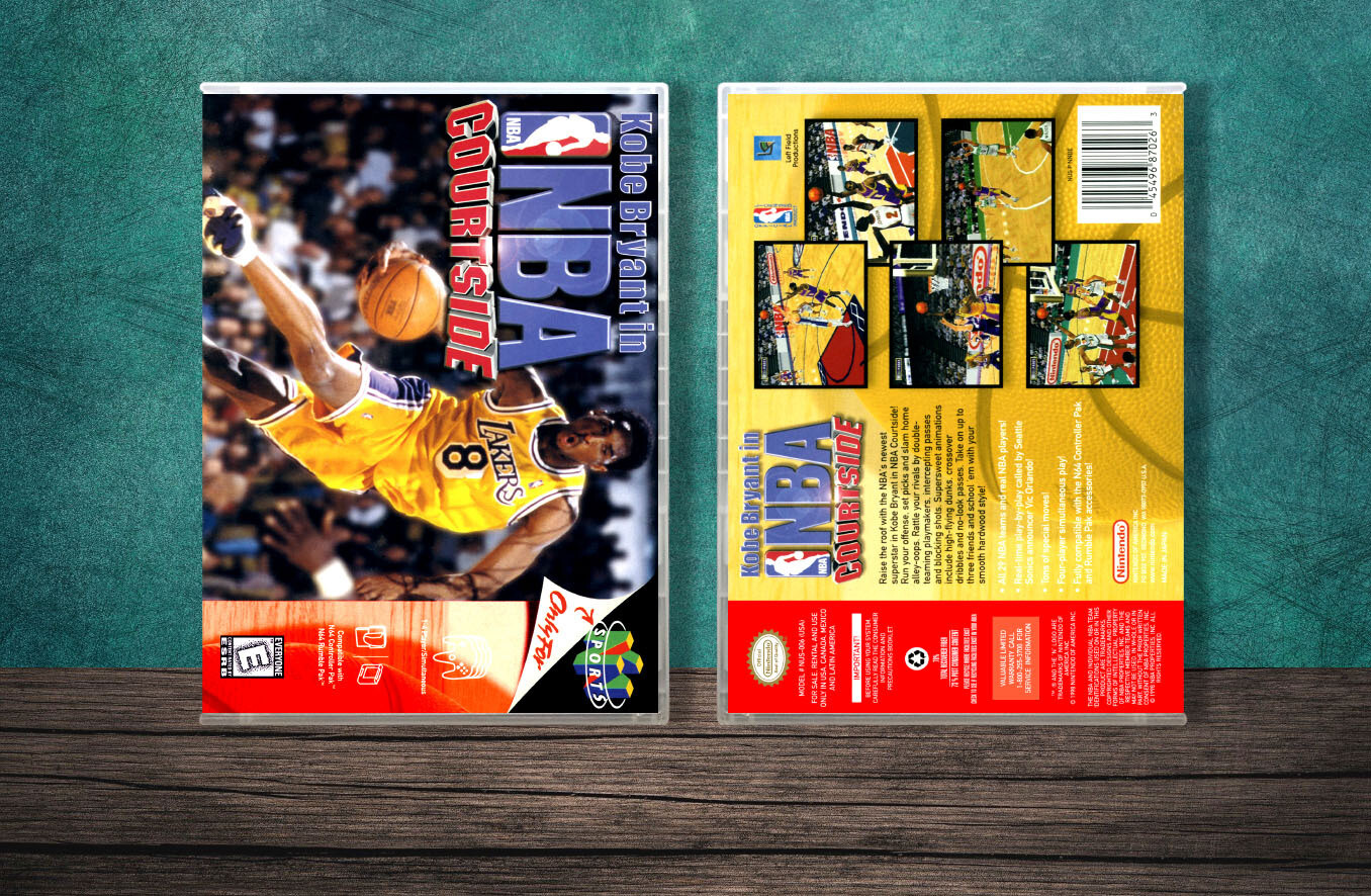 Kobe Bryant in NBA Courtside, Case Color: CLEAR (Transparent)