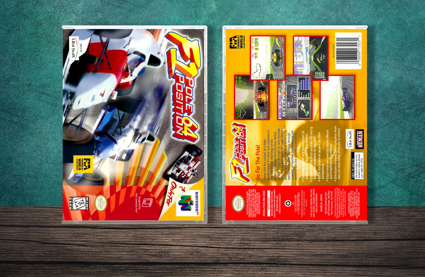 F1 Pole Position 64, Case Color: CLEAR (Transparent)