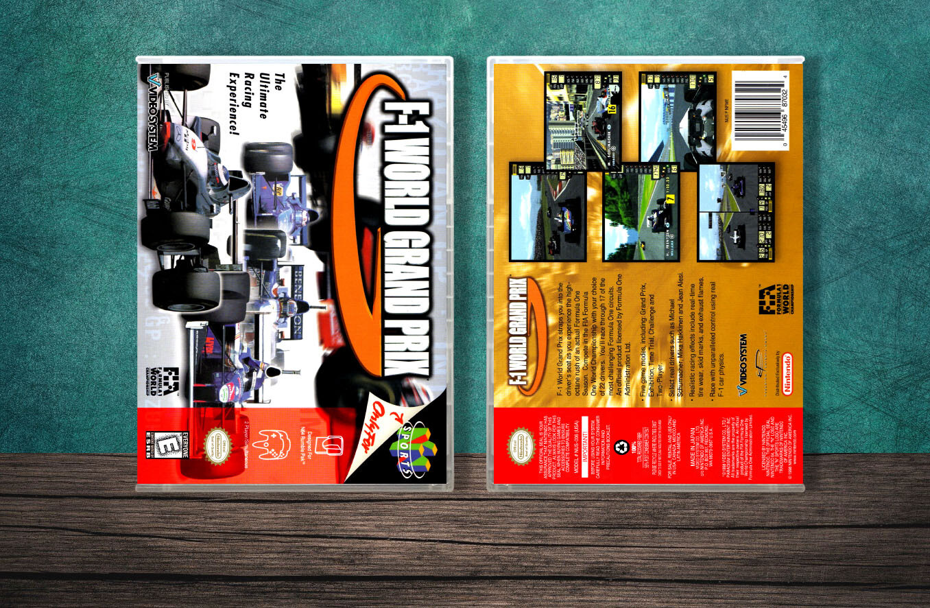F-1 World Grand Prix, Case Color: CLEAR (Transparent)