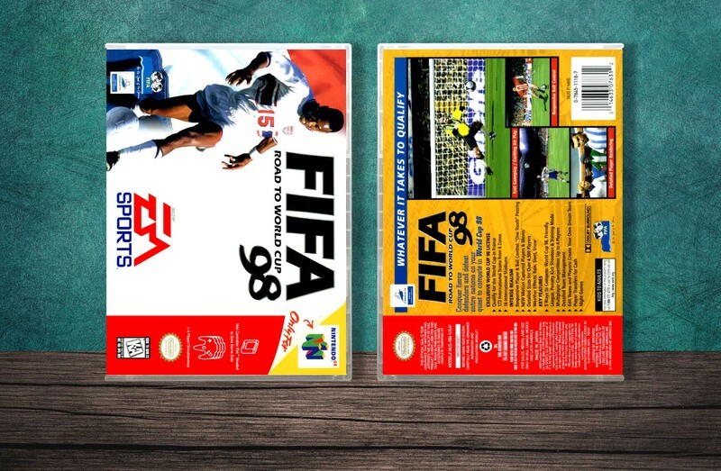 FIFA Road to the World Cup &#39;98, Case Color: CLEAR (Transparent)