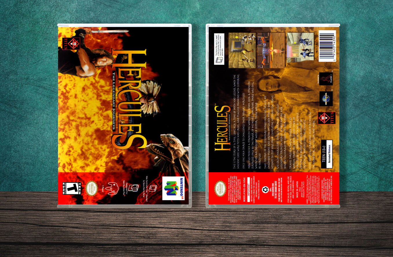 Hercules: The Legendary Journeys, Case Color: CLEAR (Transparent)