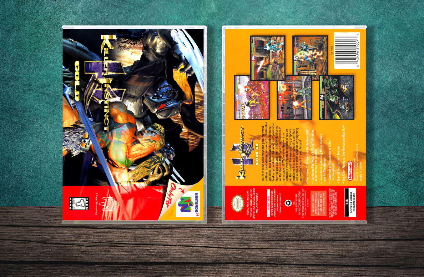 Killer Instinct Gold, Case Color: CLEAR (Transparent)