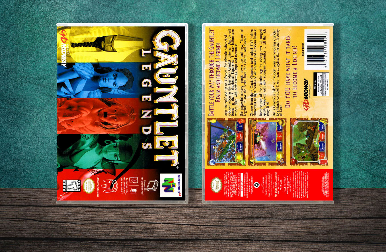 Gauntlet Legends, Case Color: CLEAR (Transparent)