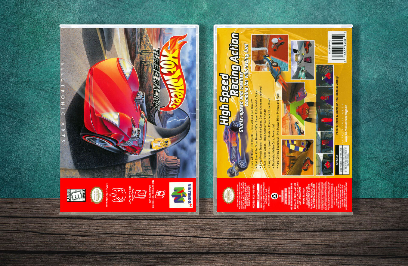 Hot Wheels Turbo Racing, Case Color: CLEAR (Transparent)