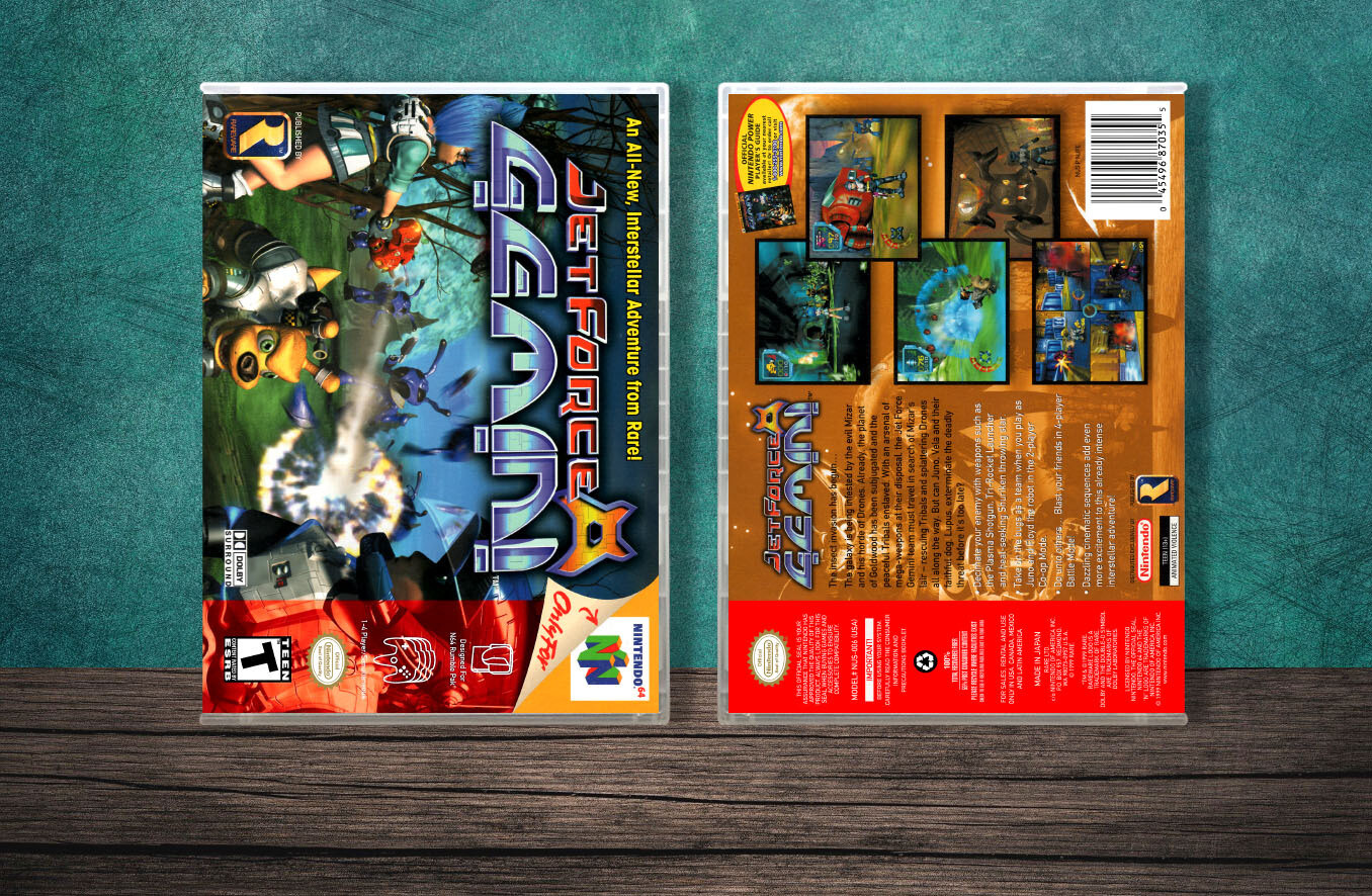 Jet Force Gemini, Case Color: CLEAR (Transparent)