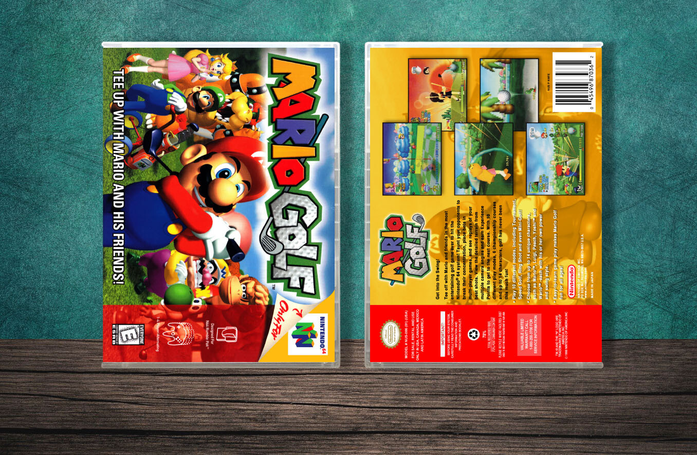 Mario Golf, Case Color: CLEAR (Transparent)