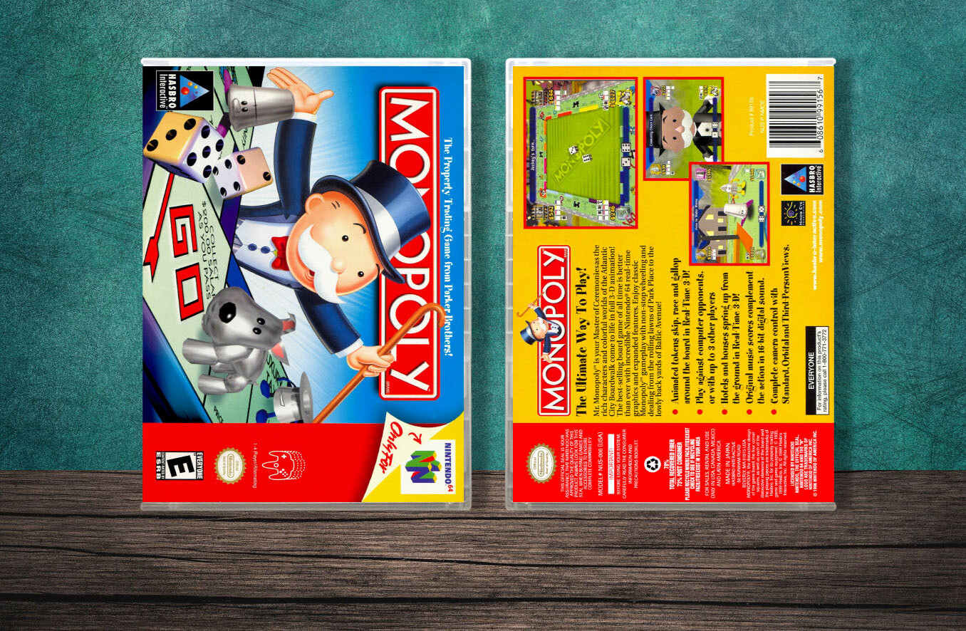 Monopoly, Case Color: CLEAR (Transparent)
