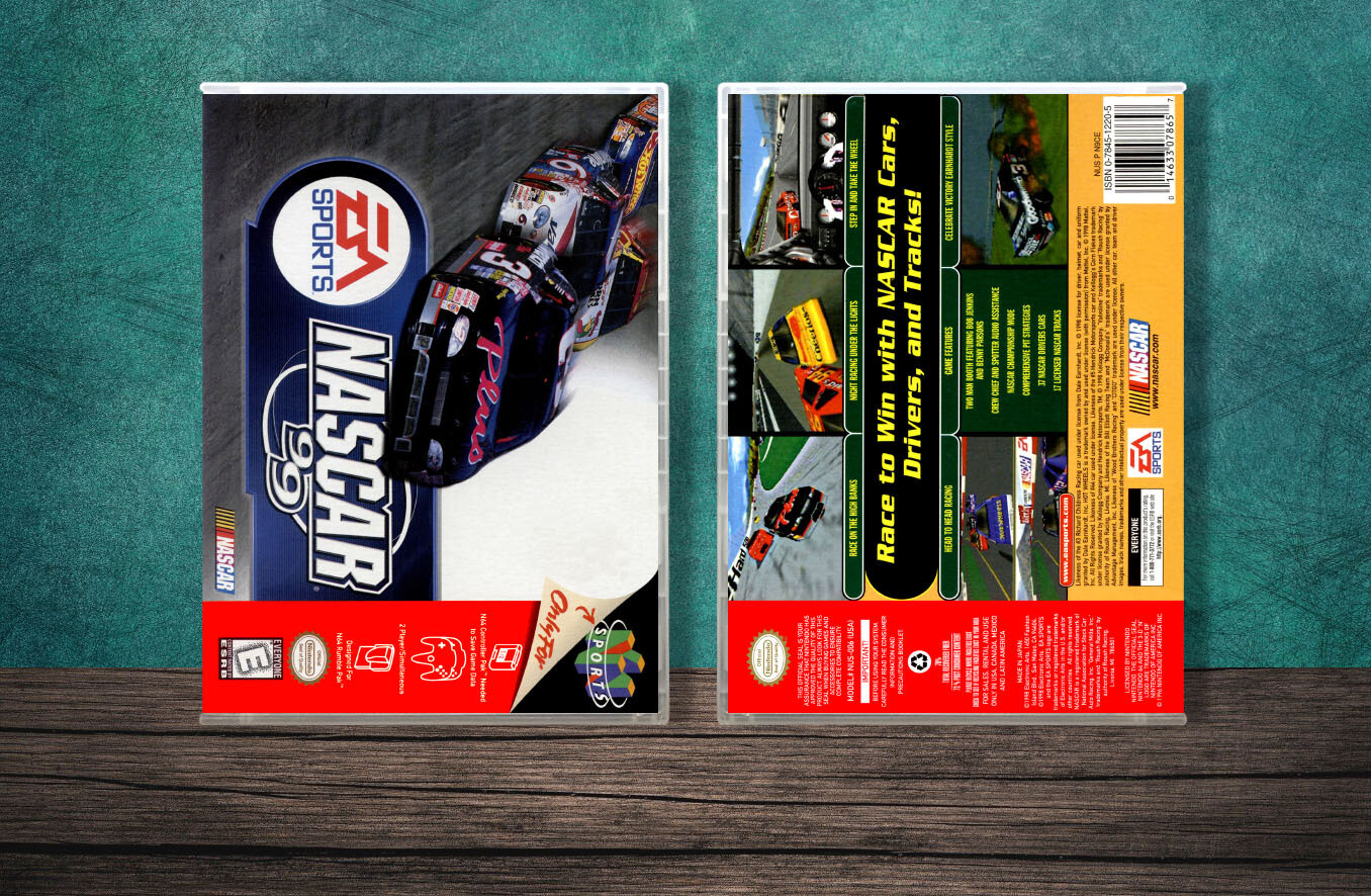 NASCAR &#39;99, Case Color: CLEAR (Transparent)
