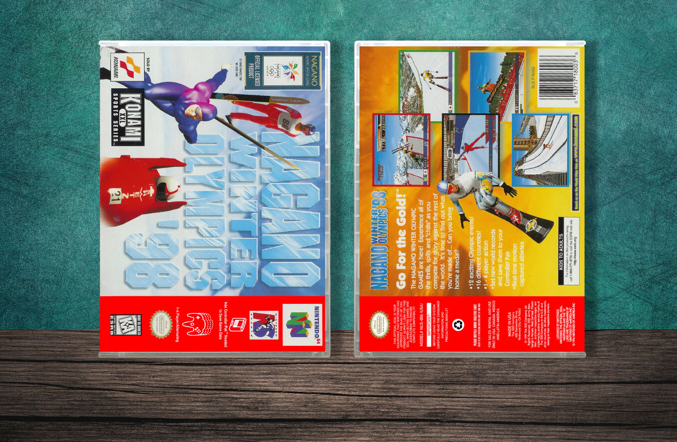 Nagano Winter Olympics &#39;98, Case Color: CLEAR (Transparent)