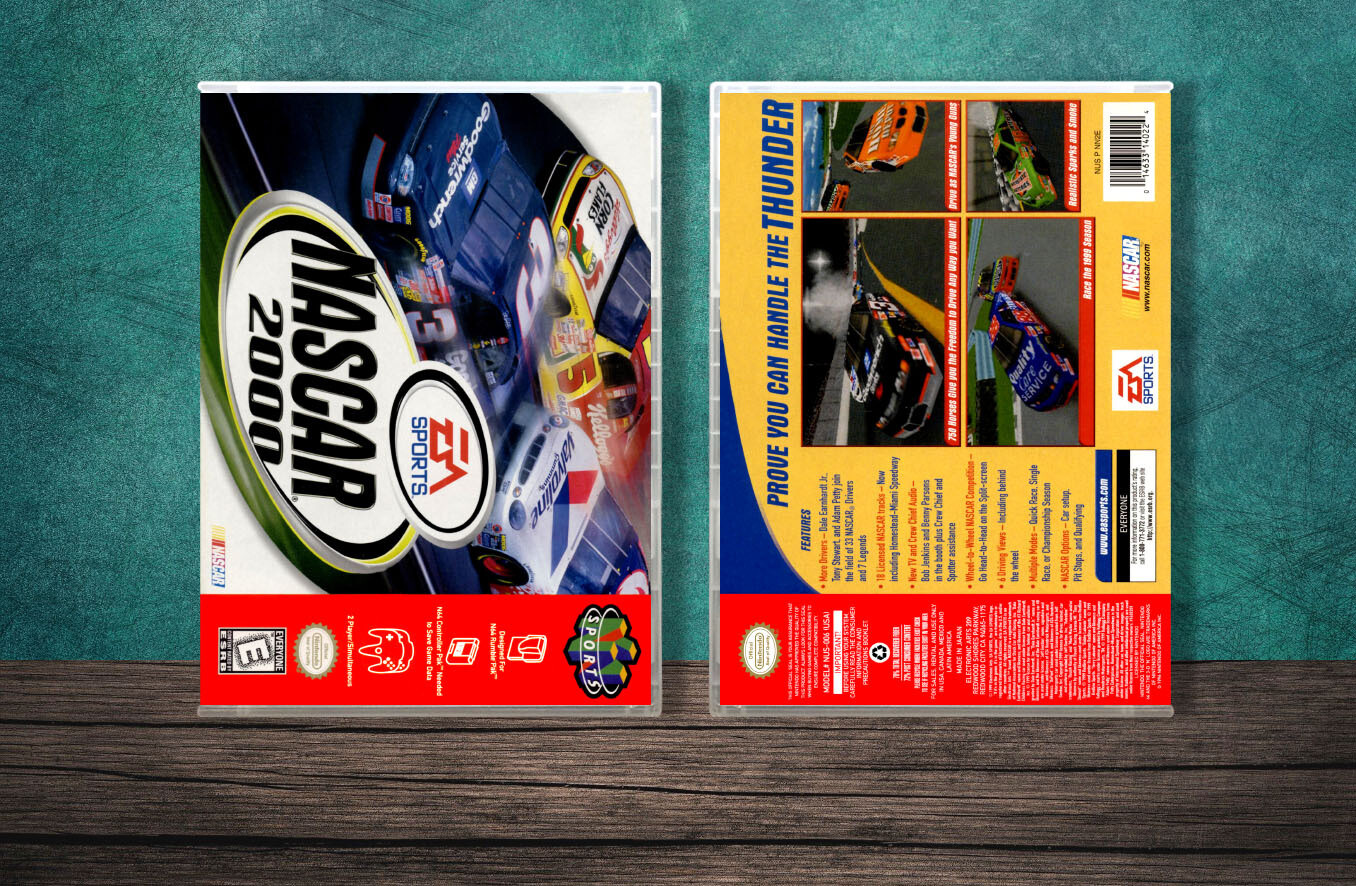NASCAR 2000, Case Color: CLEAR (Transparent)
