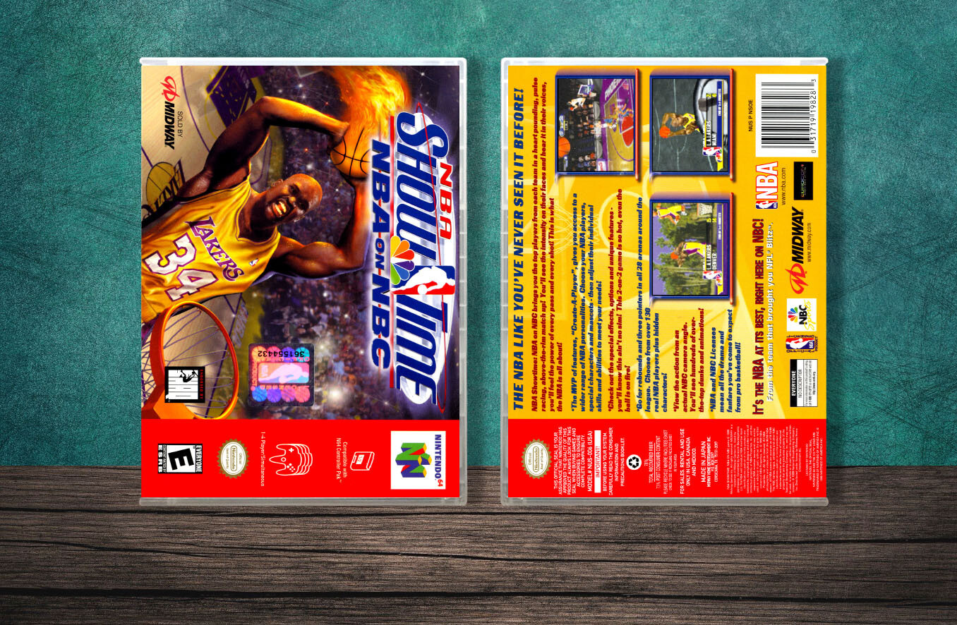 NBA Show Time – NBA on NBC, Case Color: CLEAR (Transparent)