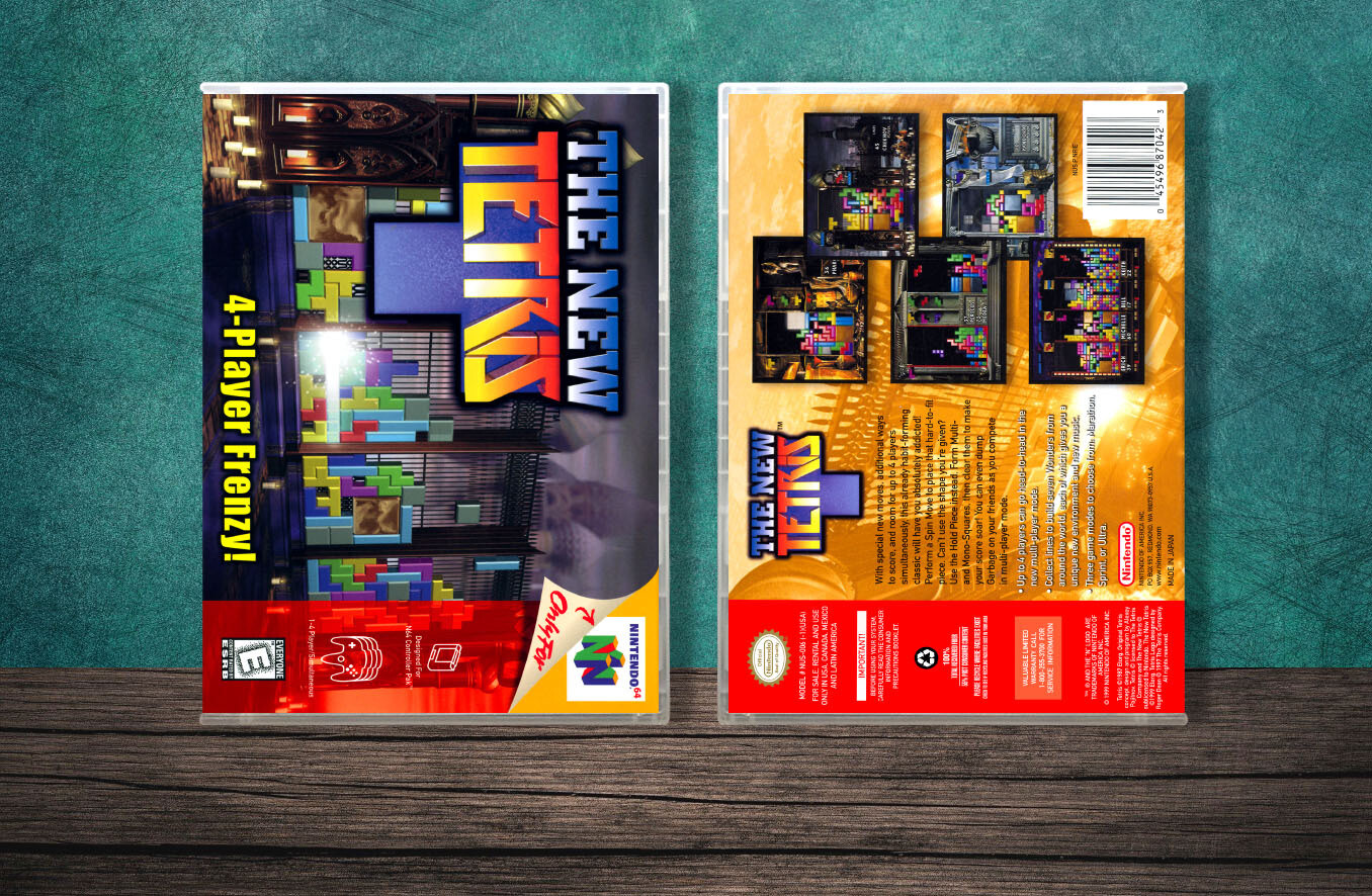 New Tetris, The, Case Color: CLEAR (Transparent)