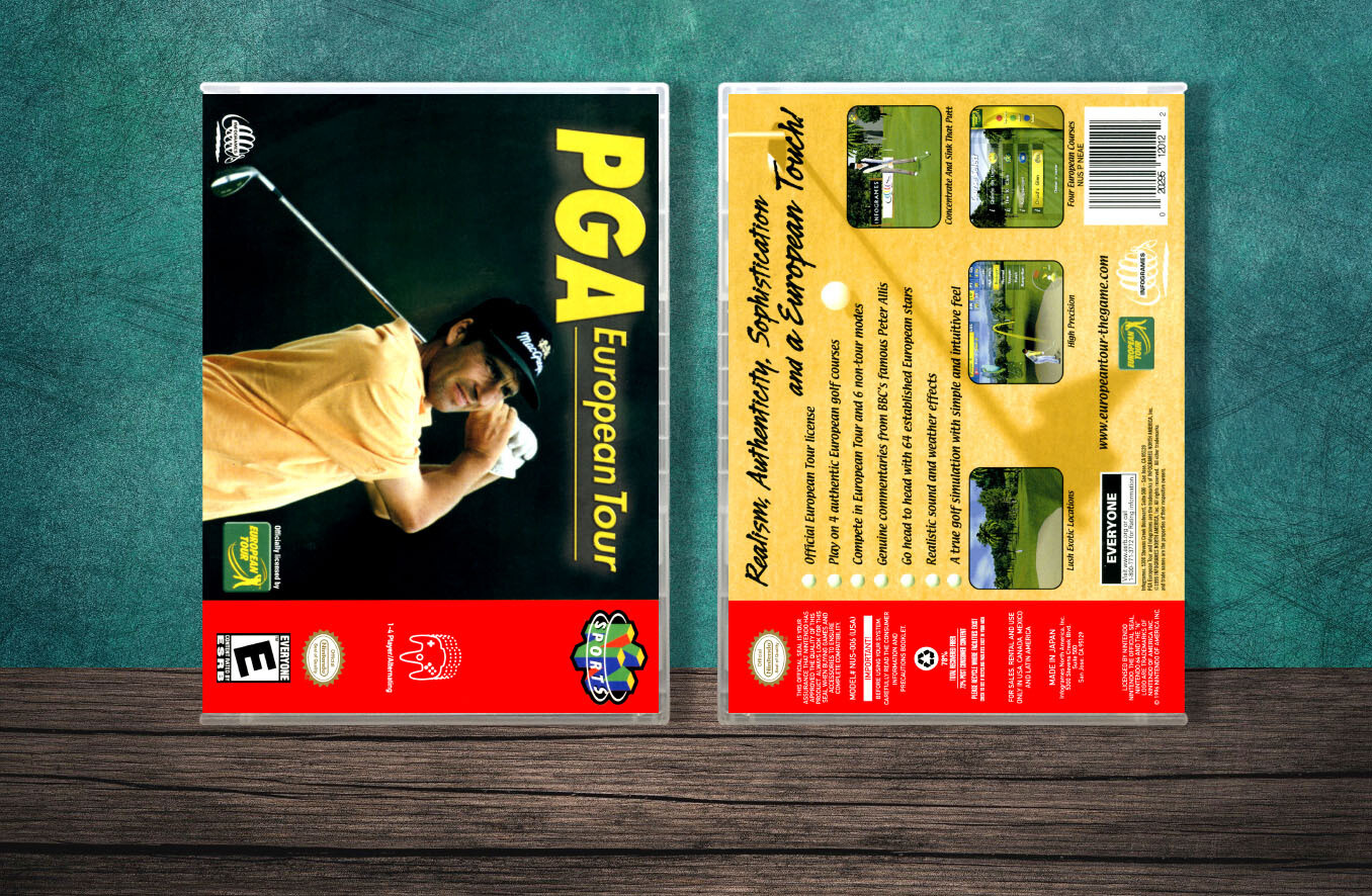 PGA European Tour, Case Color: CLEAR (Transparent)