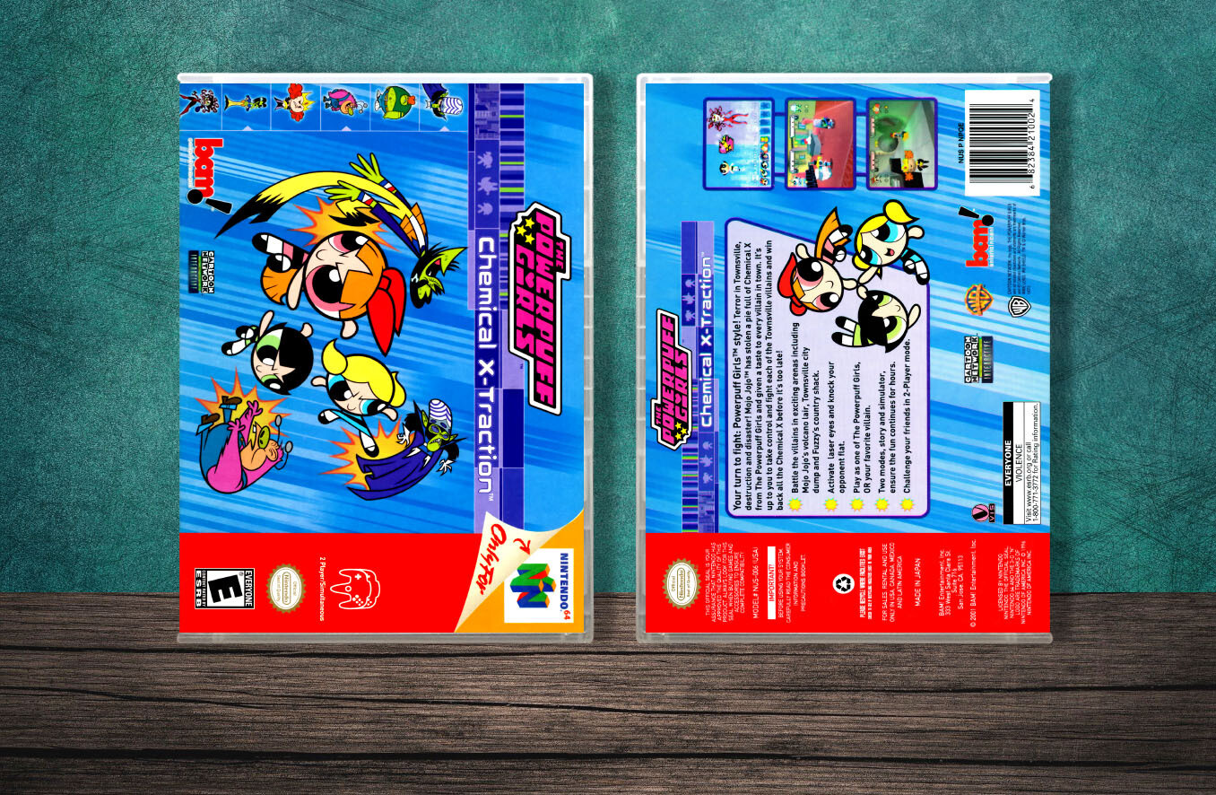 Powerpuff Girls: Chemical X-Traction, Case Color: CLEAR (Transparent)
